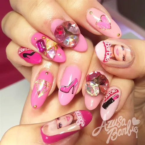 Source Nail Art Gallery Nails Mag Barbie Nail Art