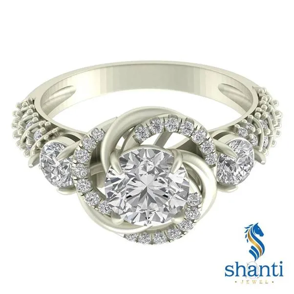 Center Diamond Ring