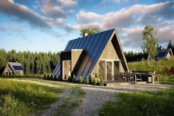 A-shaped roof