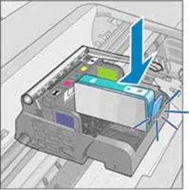 Reinsert the ink cartridges1