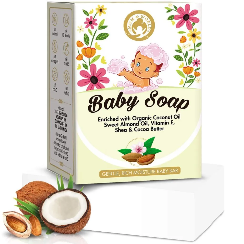 Moms & world natural baby soap