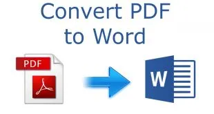 PDF converter to word