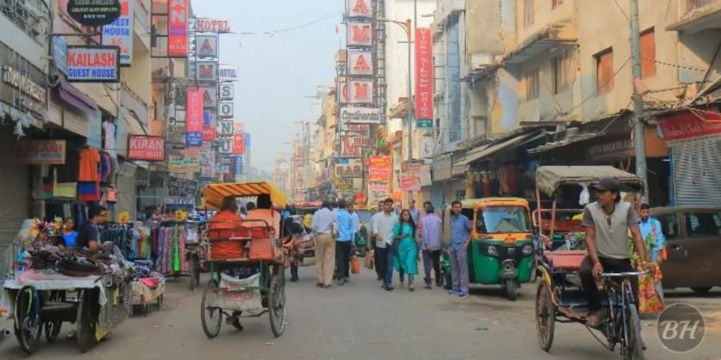 curtain market in Delhi - Paharganj Market