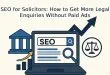 SEO for Solicitors